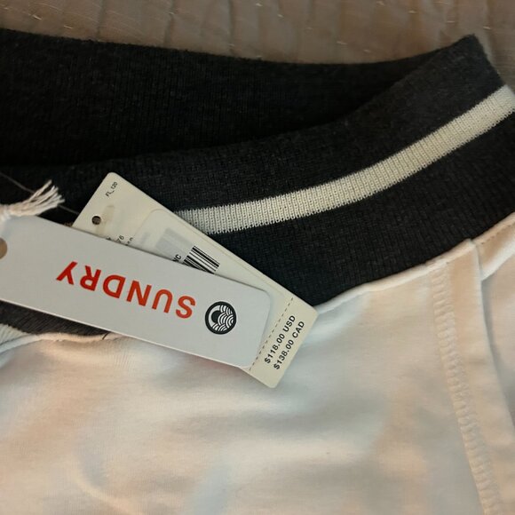 Sundry White Lounge Shorts NWT Large - Picture 1 of 5